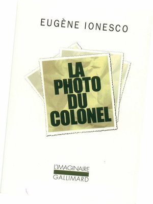 cover image of La Photo du colonel